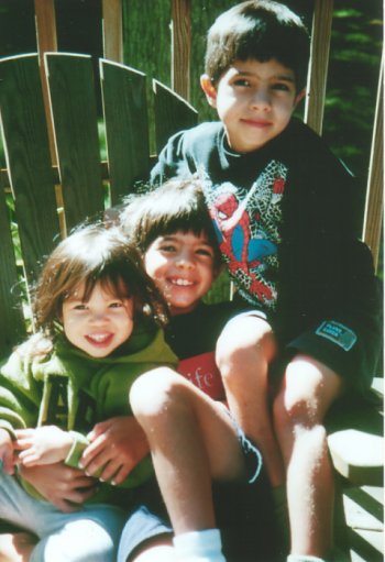 Kids smiling